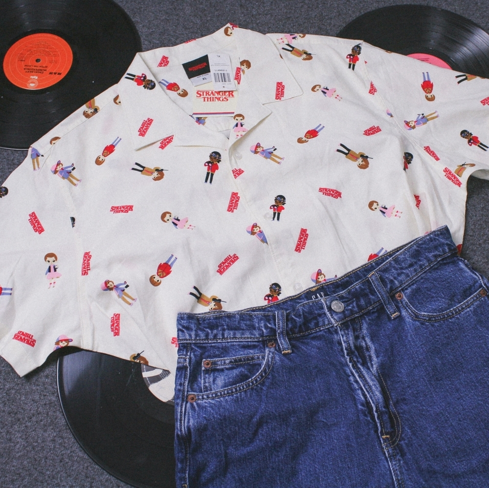 COPY - 🧇 Stranger things button up